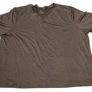 Brown Color V-Neck T-Shirt